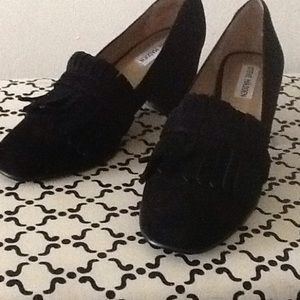 Steve Madden Black Suede Heel